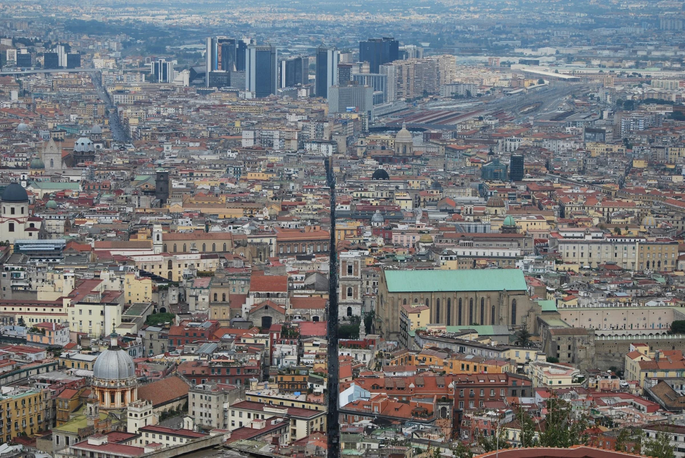 Spaccanapoli vista dall'alto